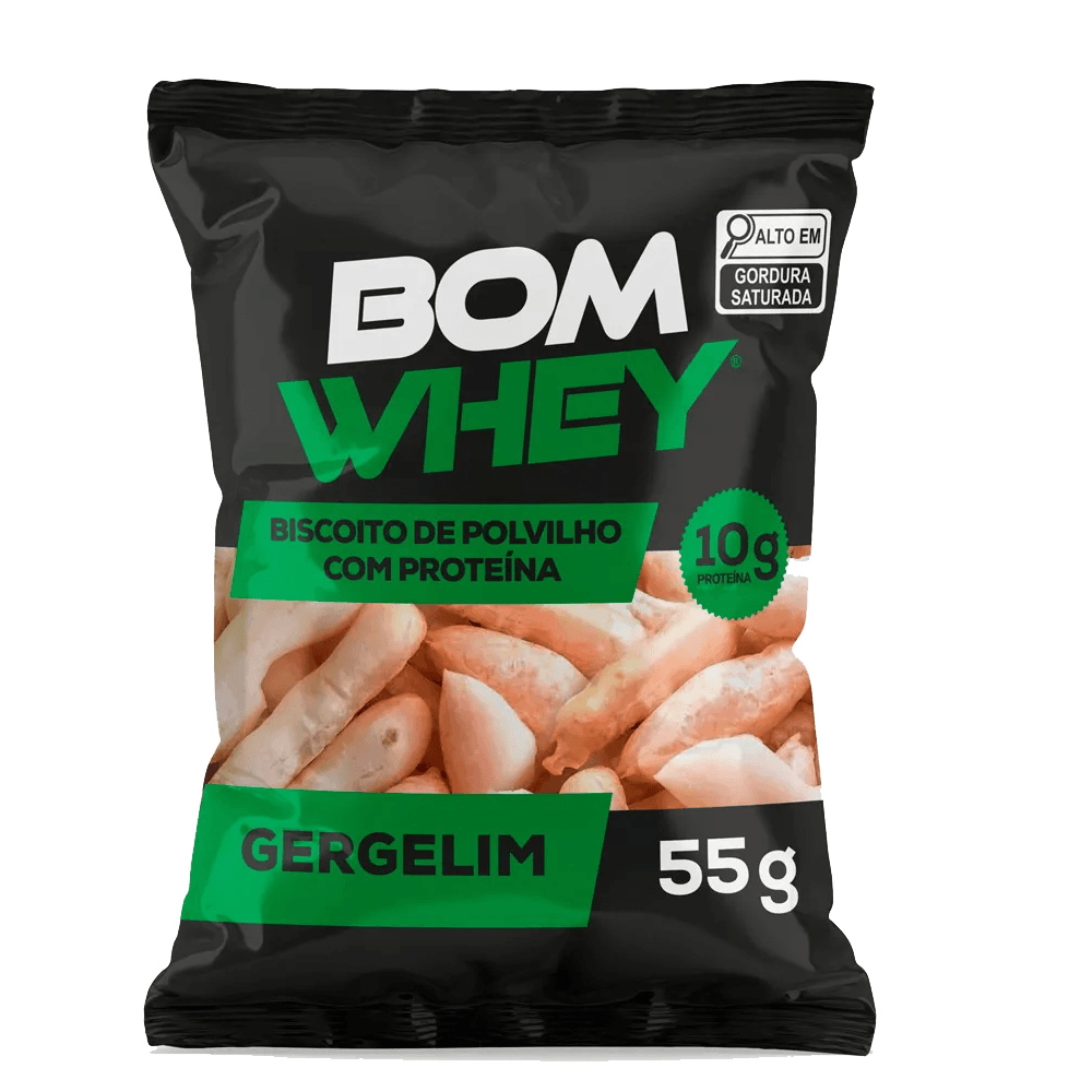 Biscoito de Polvilho Bom Whey Gergelim 55g