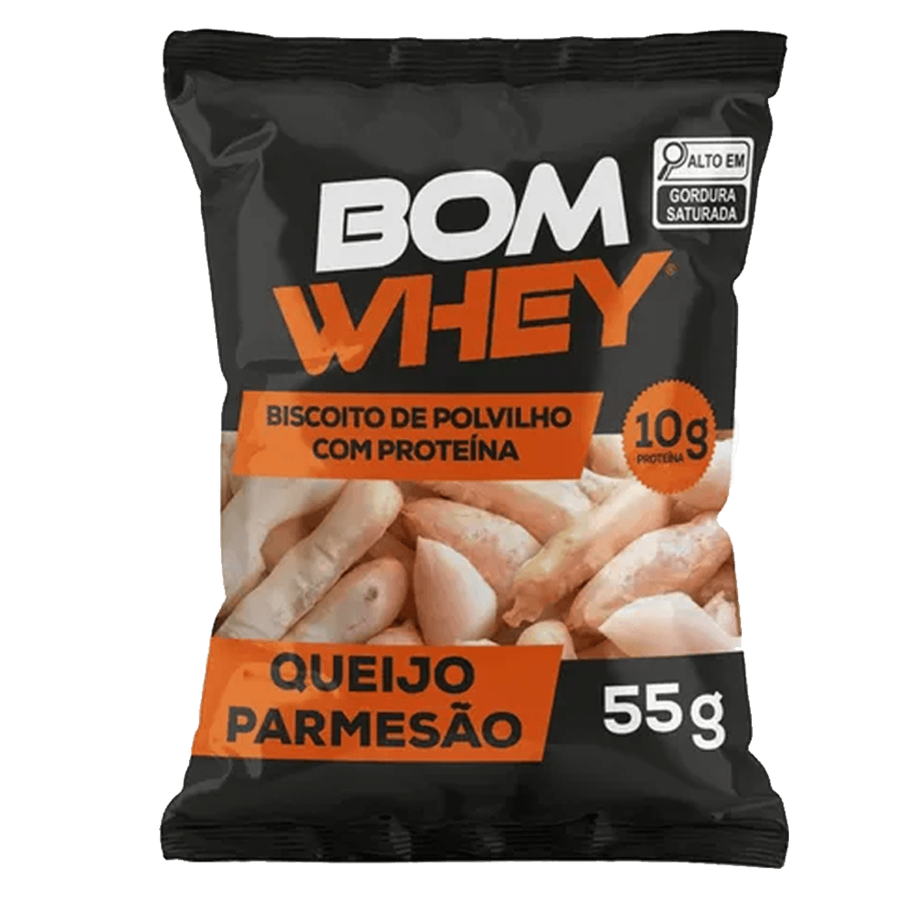 Biscoito de Polvilho Proteico Bom Whey Queijo 55g