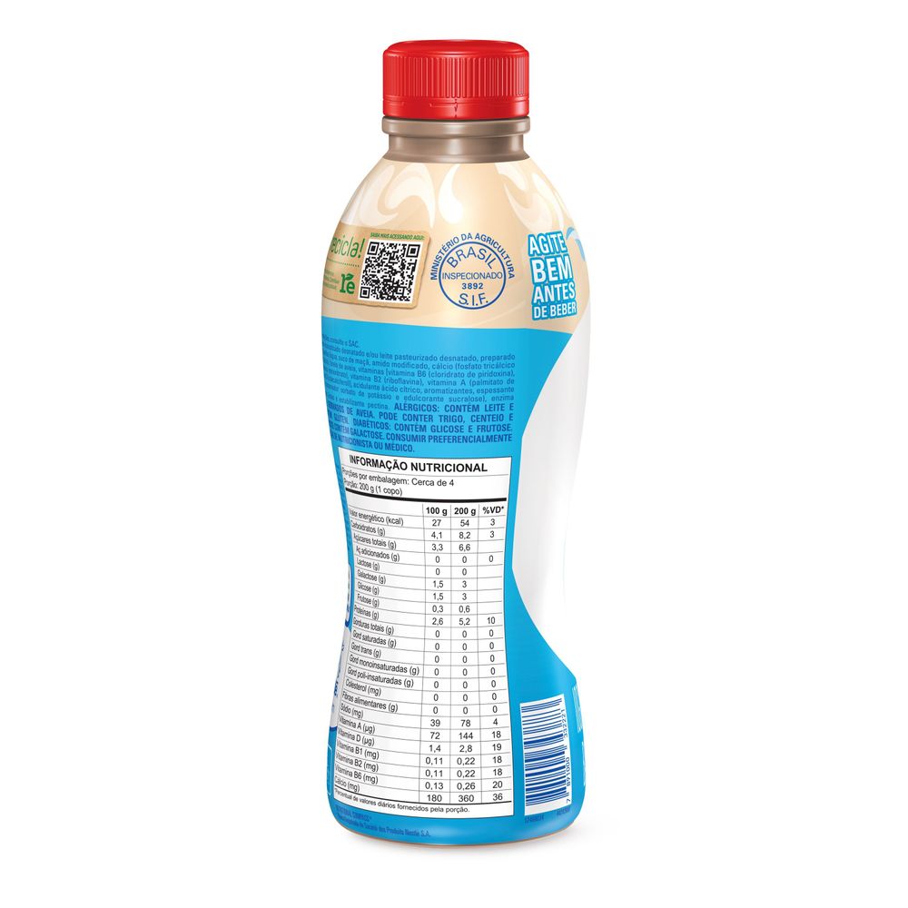 Iogurte Desnatado Molico Zero Lactose Baunilha 850g