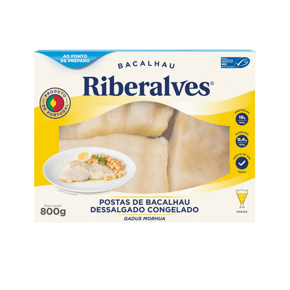 Lombo De Bacalhau Riberalves 800g