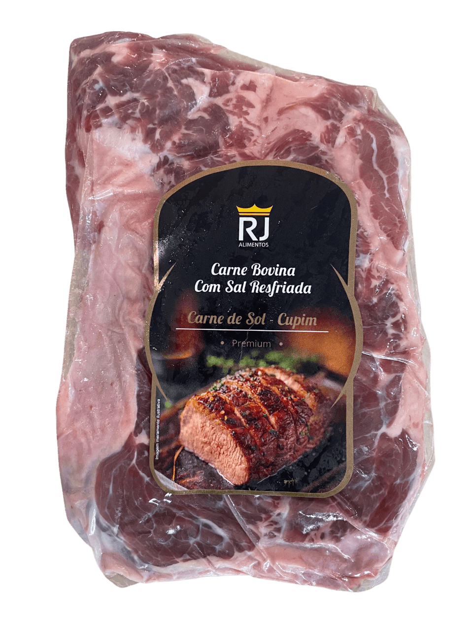 Carne do Sol de Cupim Rj Resfriada Bandeja 500g