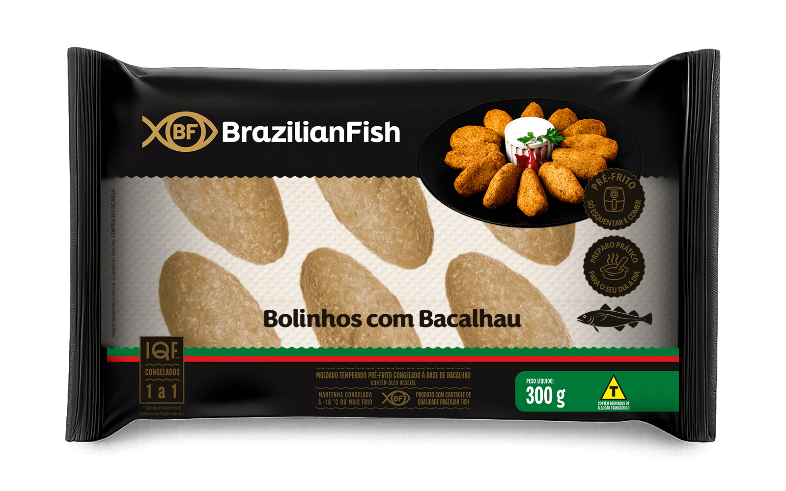 Bolinho de Bacalhau Brazilian Fish 300g
