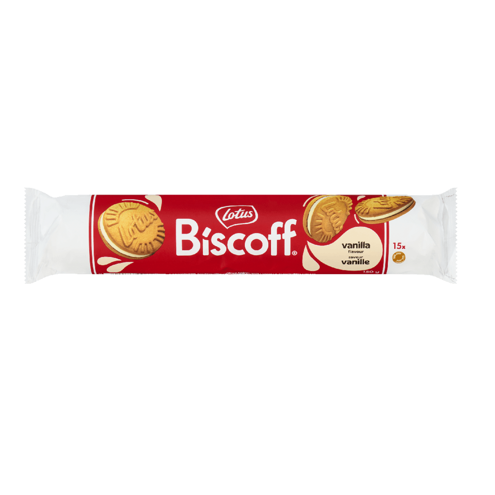 Biscoito Belga Recheado Lotus Biscoff Vanilla 150g