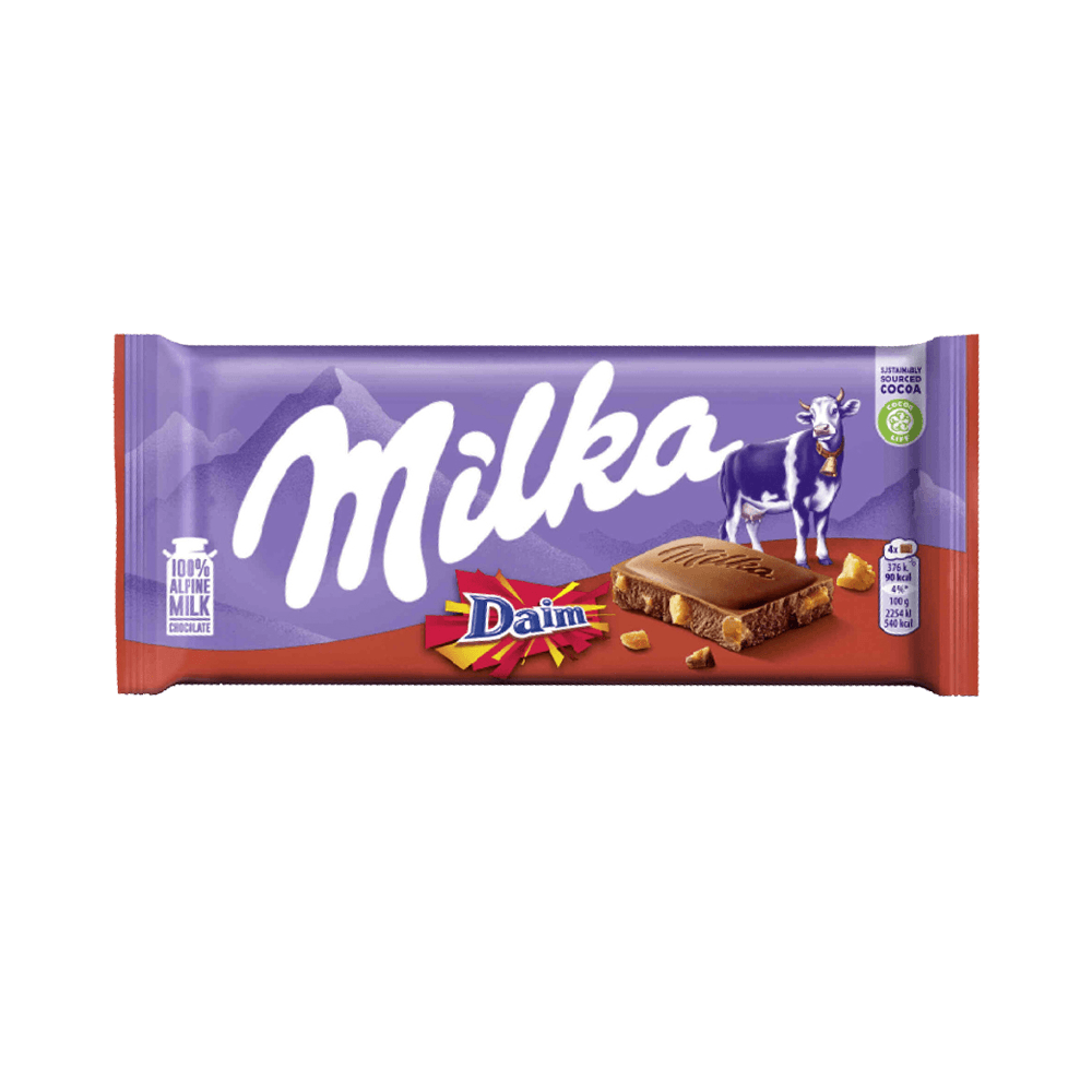 Chocolate Milka Daim 90g