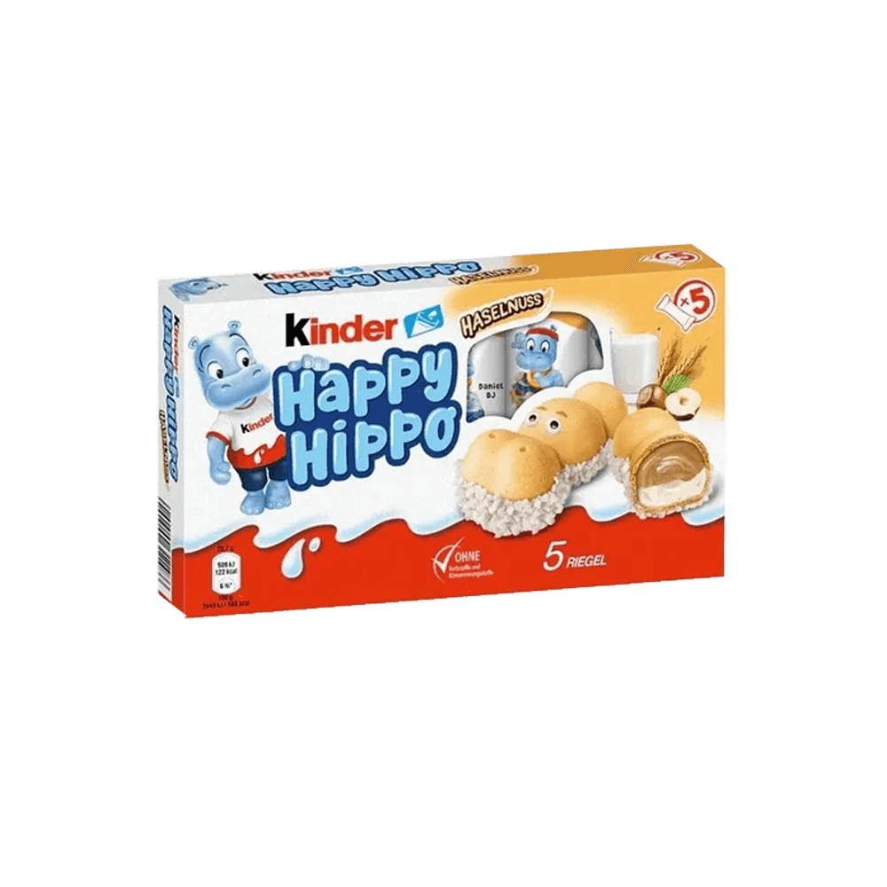 Encontraproduto.com.br - Wafer KINDER Happy Hippo com 5 unidades