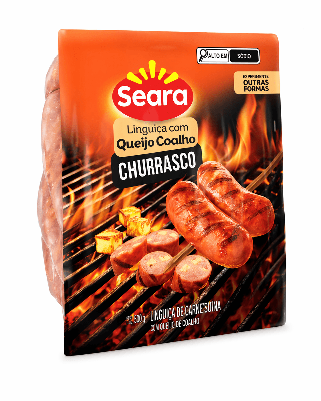 Linguiça Toscana Seara Queijo 500g