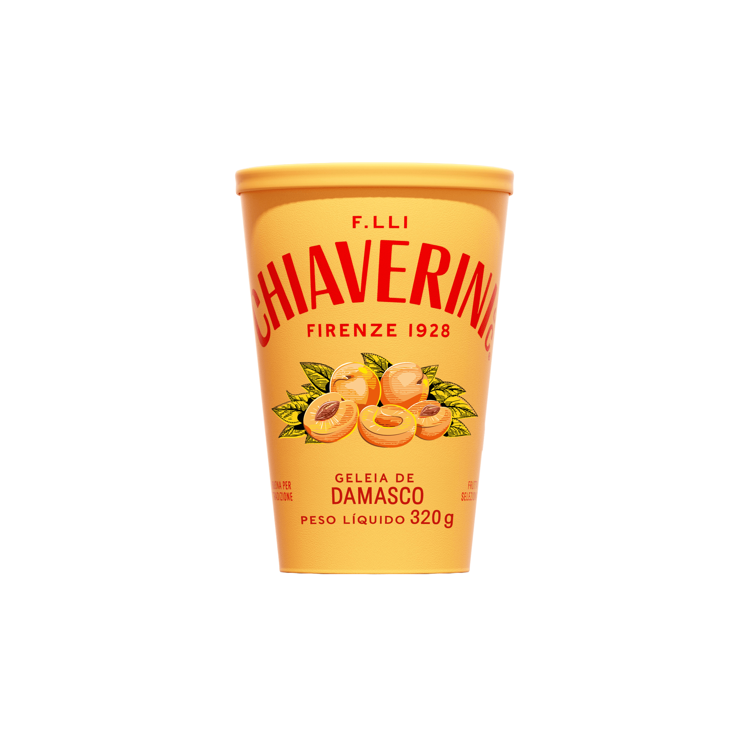 Geleia Italiana Chiaverini Damasco 320g