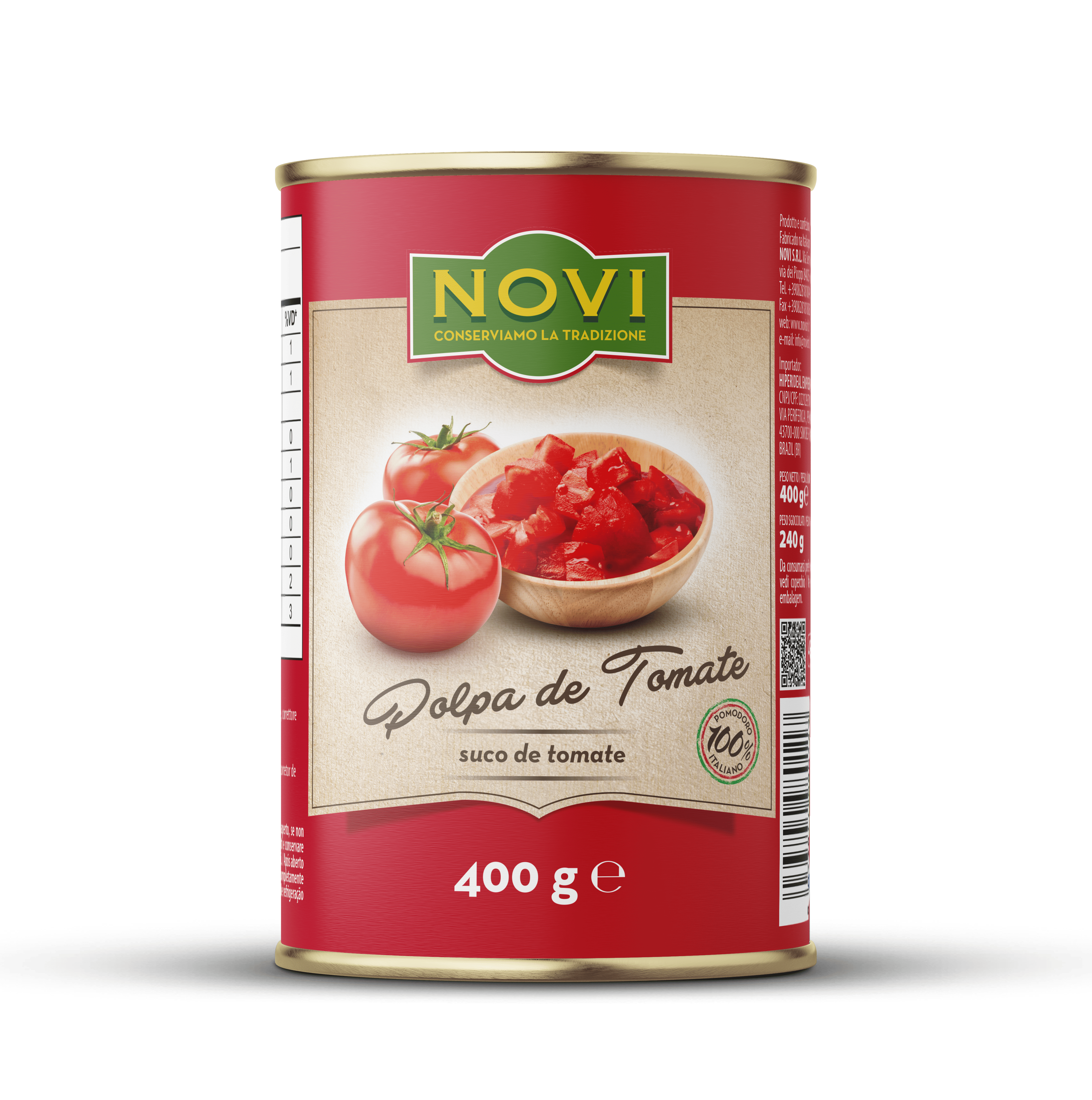 Tomate Pelado Italiano Novi 400g