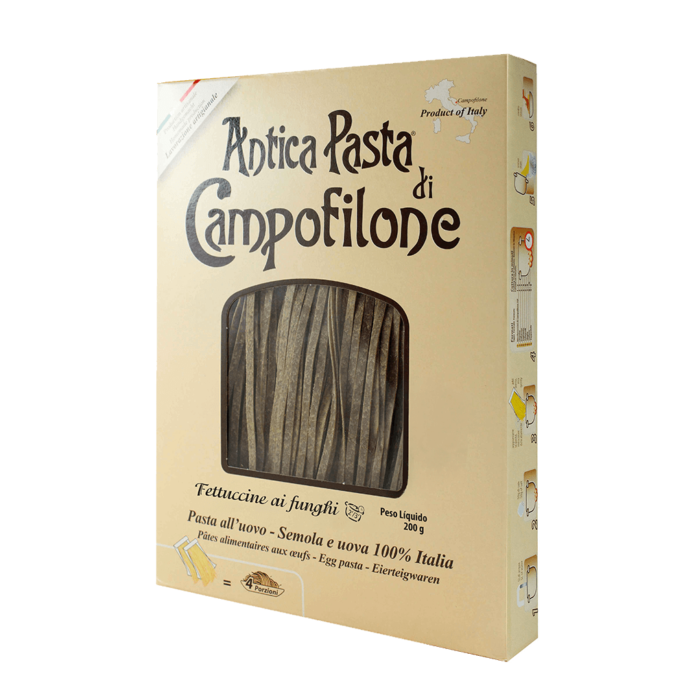 Massa Italiana Antica Pasta Fettuccine com Porcini 250g