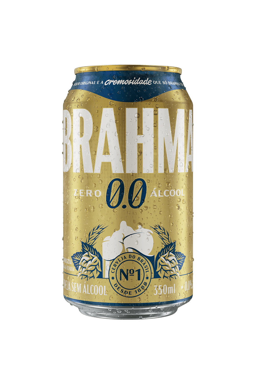 BRAHMA CHOPP ZERO LATA 350ML