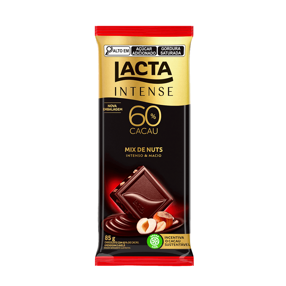 その他 chocotto Chocolate 60 Lacta Intense Mix Nuts 85g